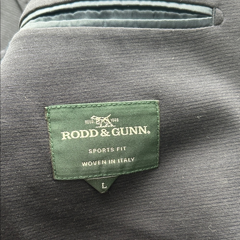 Rodd & Gunn Navy Sports Fit Blazer Italian Fabric Corduroy Men’s L - Picture 2 of 12